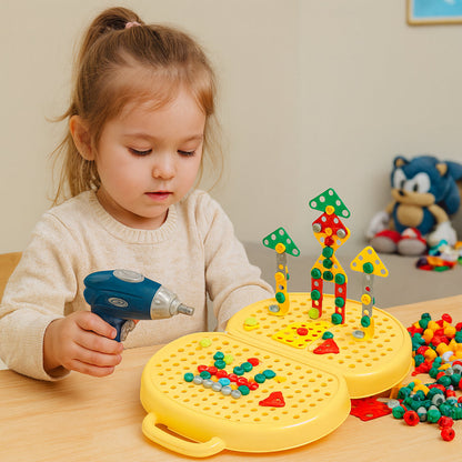 Kids Toy Montessori Building Set STEM