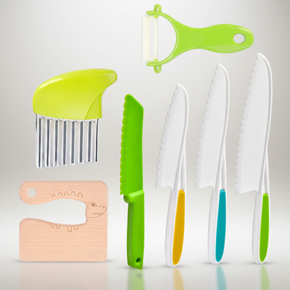 Kids Kitchen Set Child Safe Cooking Tools