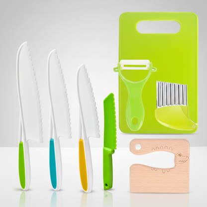 Kids Kitchen Set Child Safe Cooking Tools
