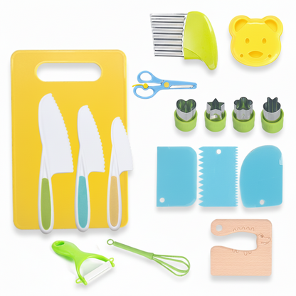 Kids Kitchen Set Child Safe Cooking Tools