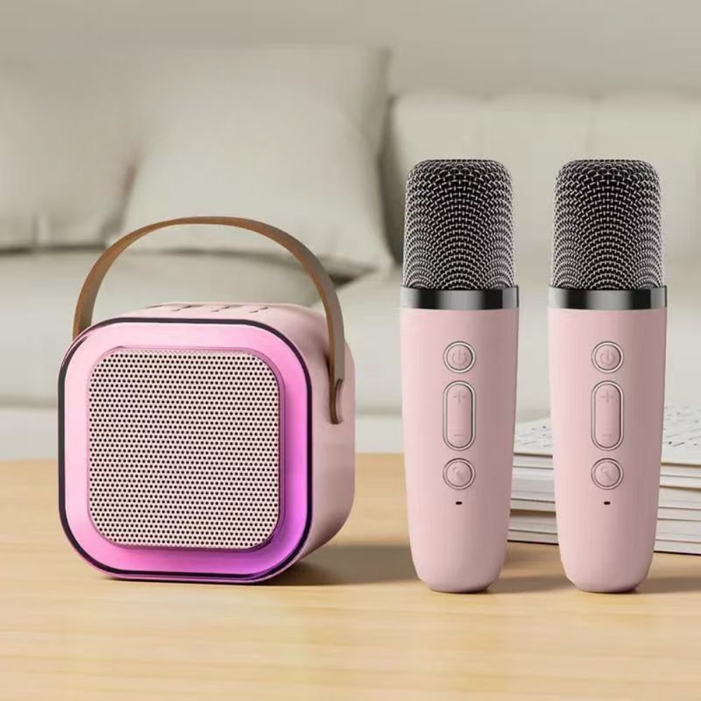 Kids Mini Karaoke Machine Bluetooth Speaker