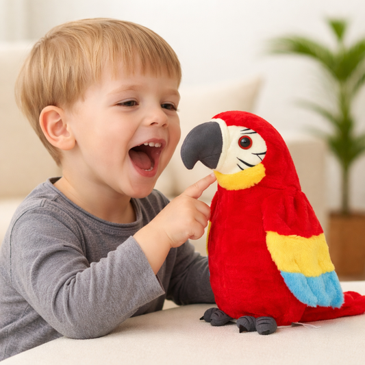 Toy Parrot Talking Plush Interactive Kids
