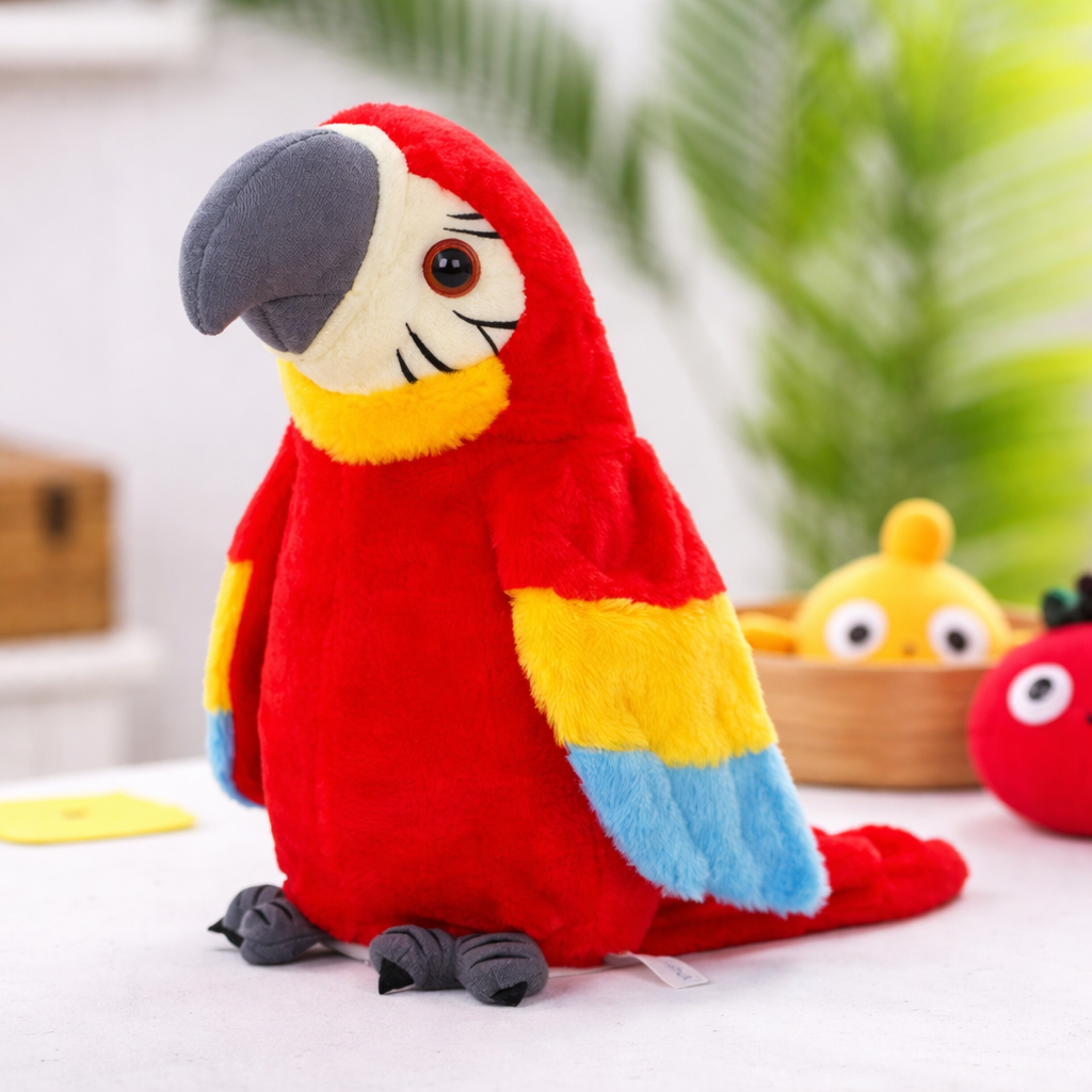 Toy Parrot Talking Plush Interactive Kids