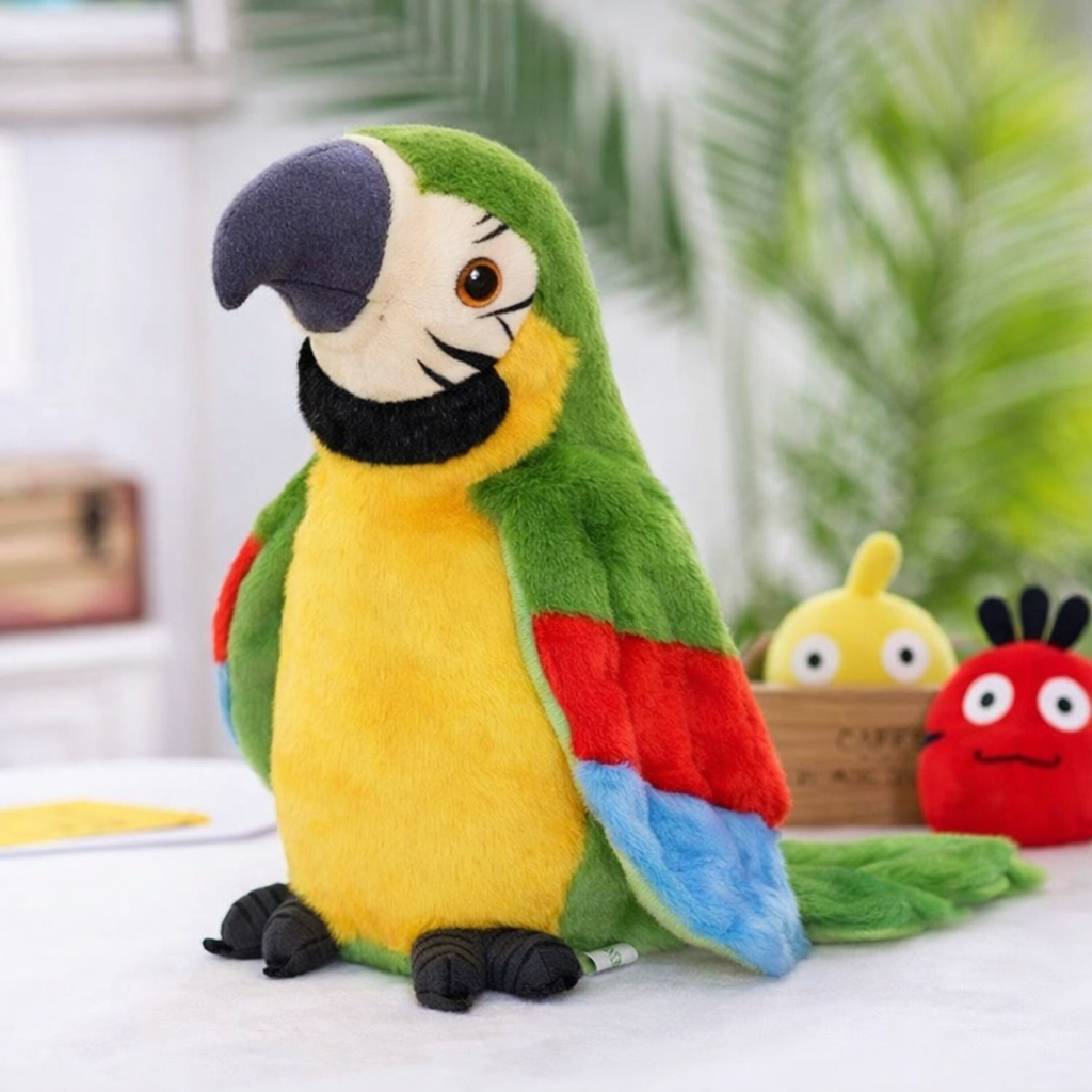 Toy Parrot Talking Plush Interactive Kids