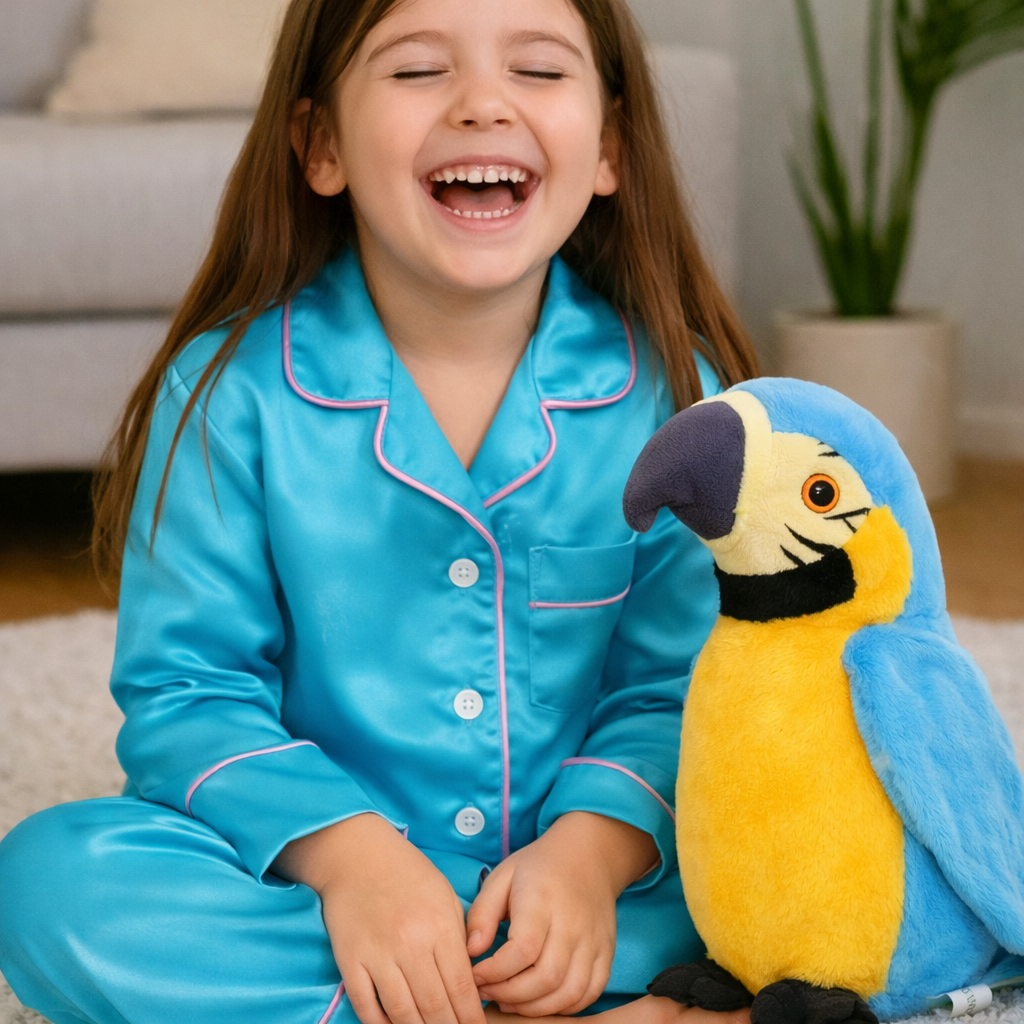 Toy Parrot Talking Plush Interactive Kids