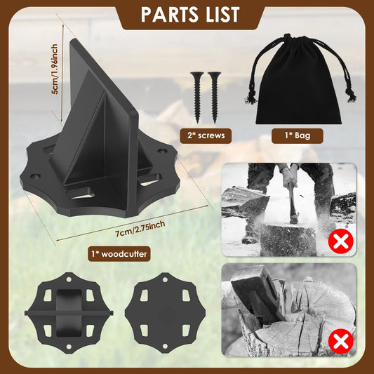 Kindlepro Carbon Steel Log Splitter Portable