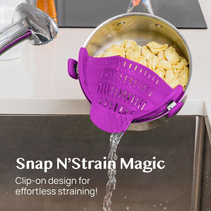Kitchen Strainer Clip Style Pot Pasta