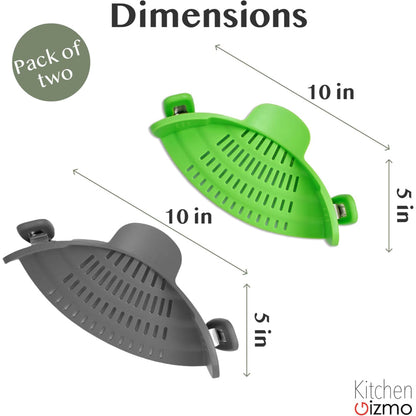 Kitchen Strainer Clip Style Pot Pasta