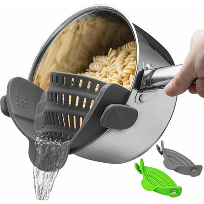 Kitchen Strainer Clip Style Pot Pasta
