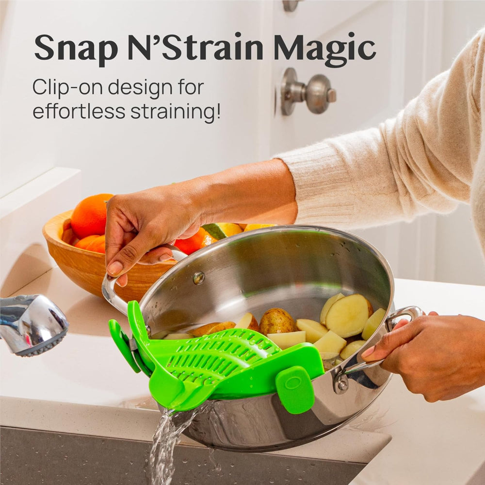 Kitchen Strainer Clip Style Pot Pasta