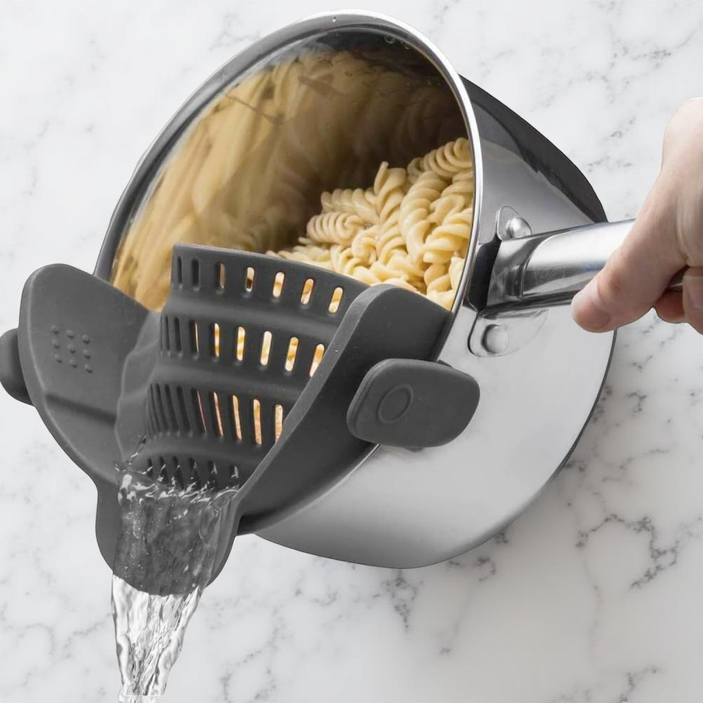 Kitchen Strainer Clip Style Pot Pasta