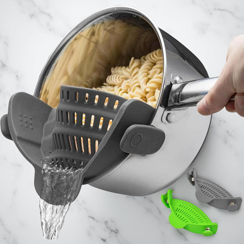Kitchen Strainer Clip Style Pot Pasta