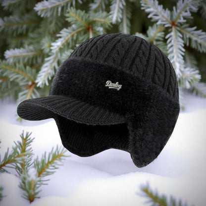 Knit Trapper Hat Ear Flap Winter Cold