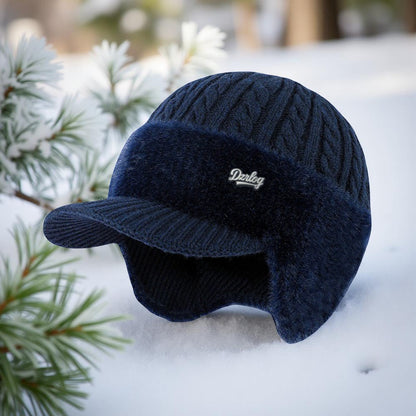 Knit Trapper Hat Ear Flap Winter Cold