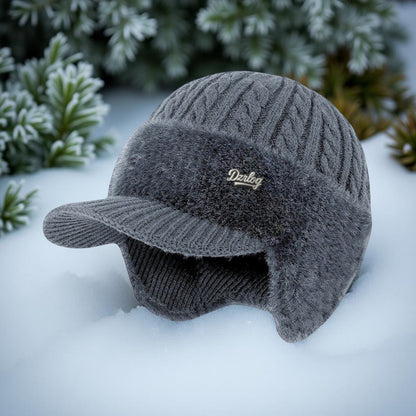Knit Trapper Hat Ear Flap Winter Cold