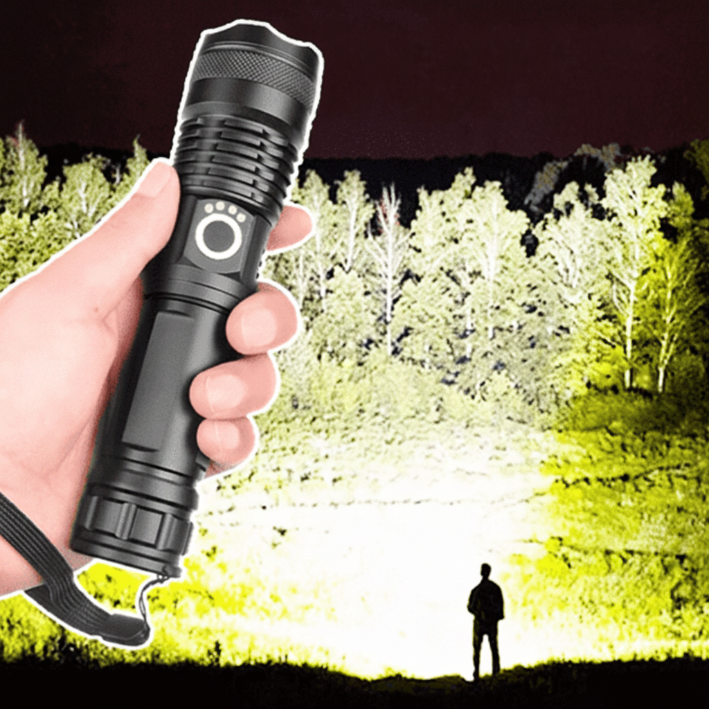 LED Flashlight High Lumens Rechargeable
