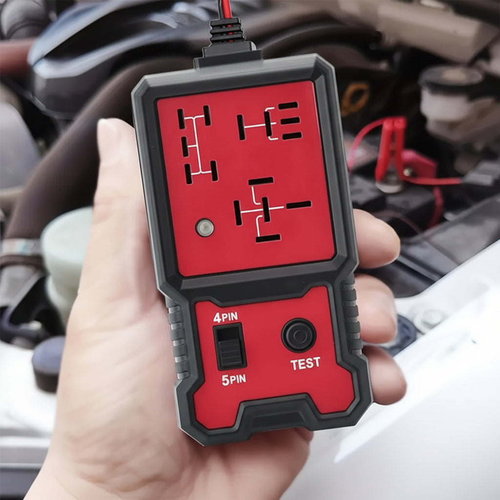 Car Battery Tester 12V LED Relay Voltage