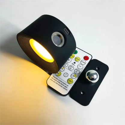 Wall Light Cordless Rotating LED Night Lamp