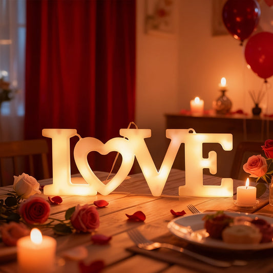 Wall Decor Heart LED Night Light Battery