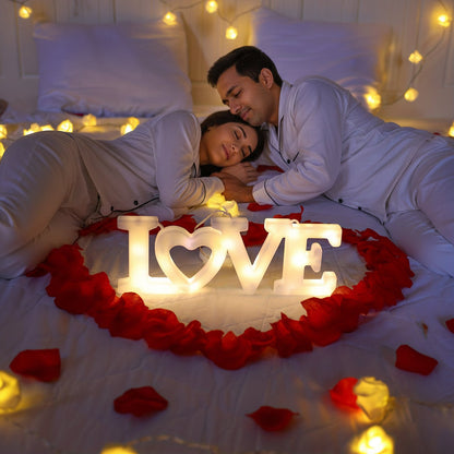 Wall Decor Heart LED Night Light Battery