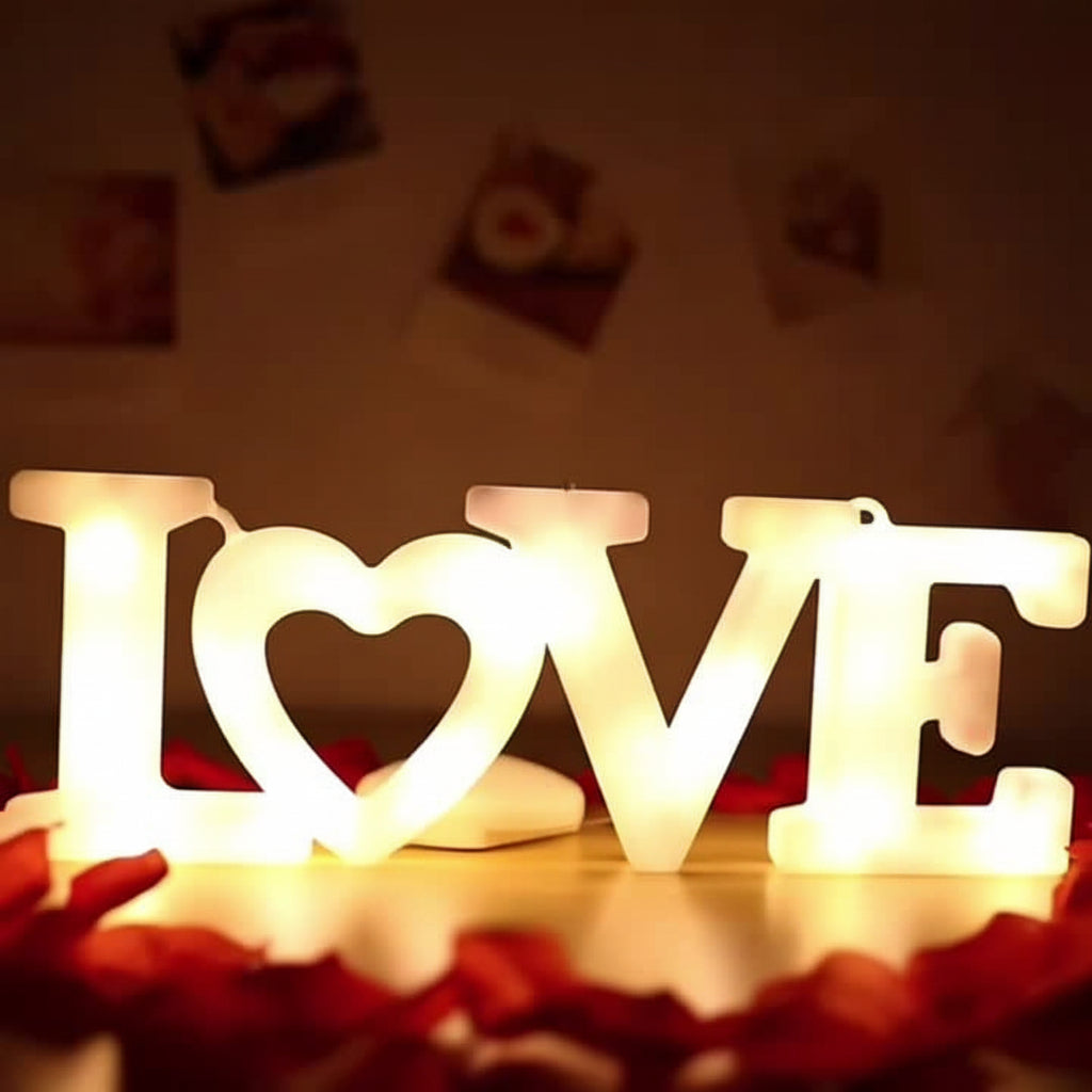 Wall Decor Heart LED Night Light Battery