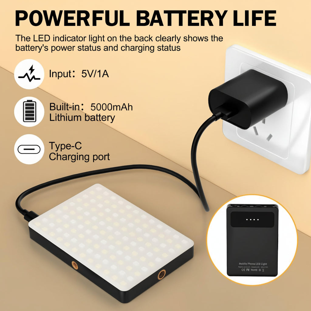 Selfie Light Clip On LED Phone Camera