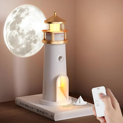 Night Light Projection Lighthouse LED Room