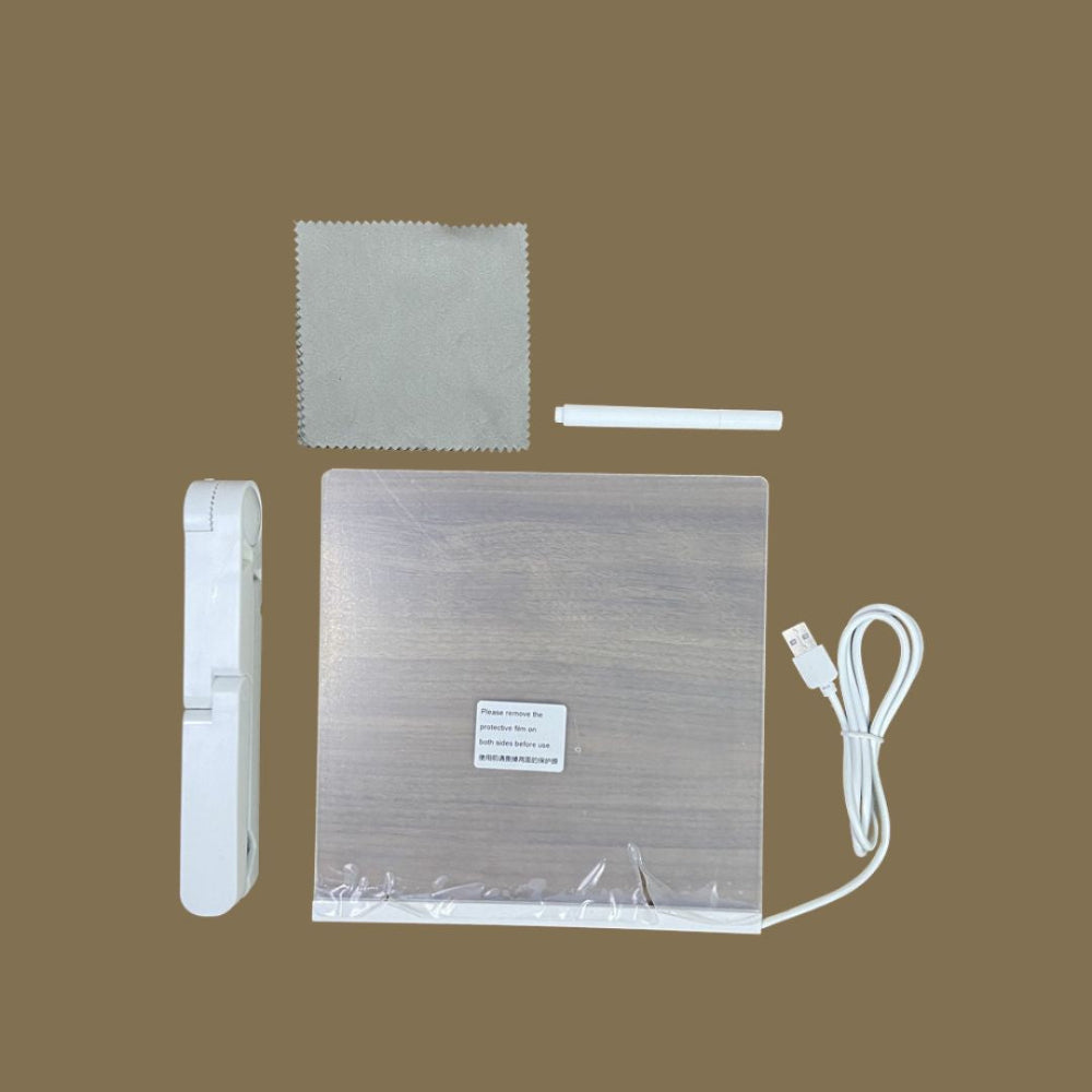 Drawing Writing Board LED Light Kids