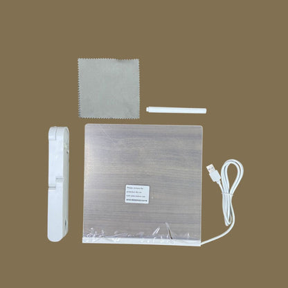 Drawing Writing Board LED Light Kids