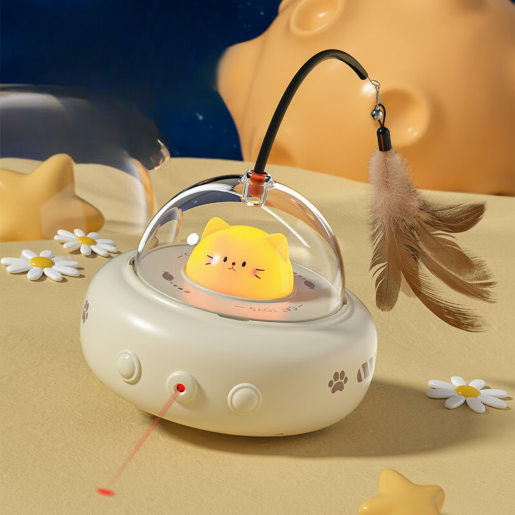 Cat Toy Automatic Laser Chase UFO