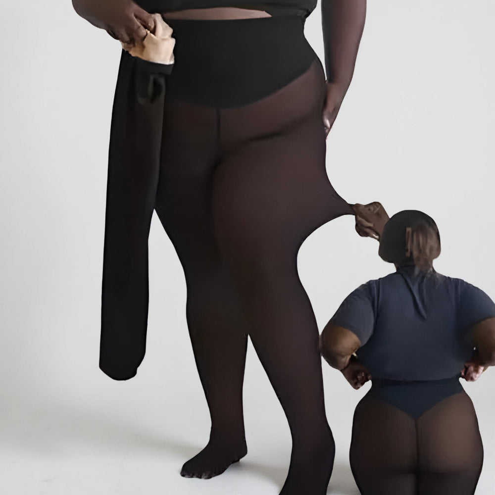 Leggings Thermal Tights Sheer Look Winter