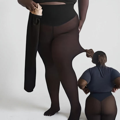 Leggings Thermal Tights Sheer Look Winter