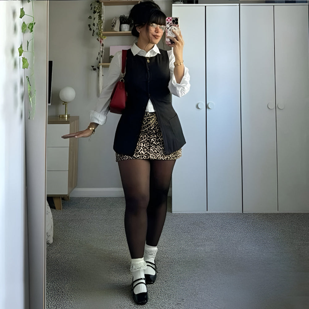 Leggings Thermal Tights Sheer Look Winter