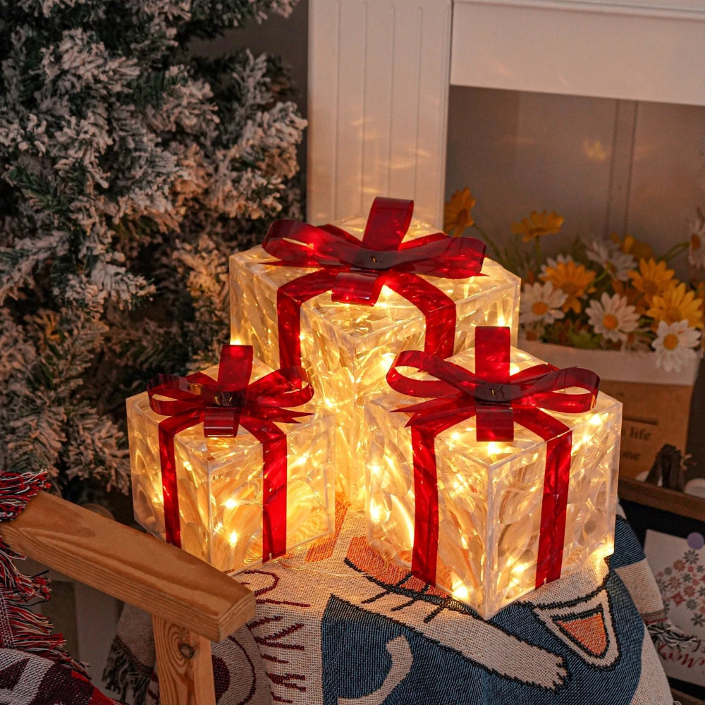 Christmas Lights Gift Box Set LED Holiday
