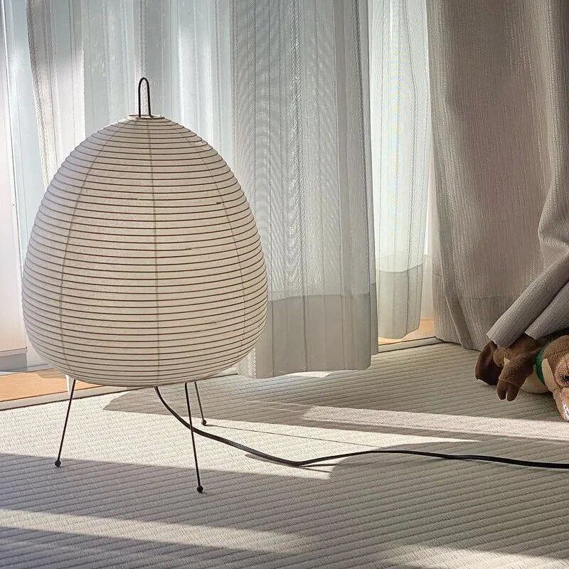 Japanese Rice Paper Table Lamp Minimalist