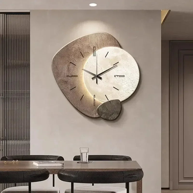 Lumoclock Large Modern Wall Clock Silent