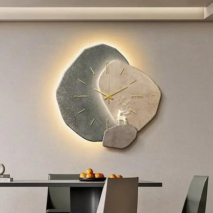Lumoclock Large Modern Wall Clock Silent