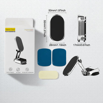 Car Phone Mount Magnetic Dashboard Foldable