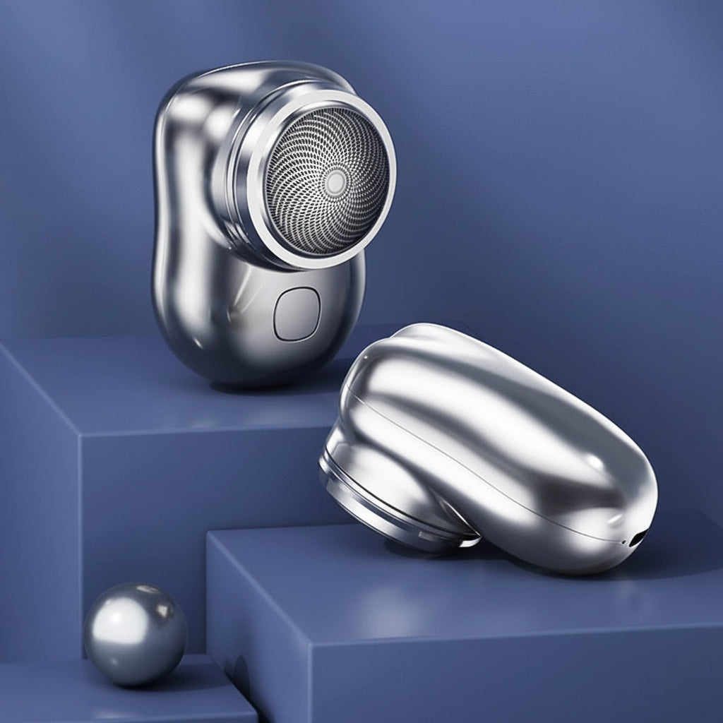 Electric Shaver Portable Mini Metal Beard