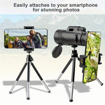 Monocular Telescope Phone Adapter HD Outdoor