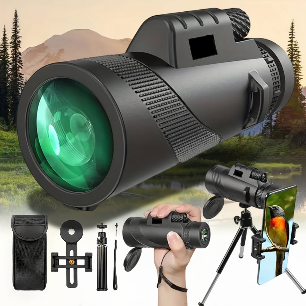 Monocular Telescope Phone Adapter HD Outdoor