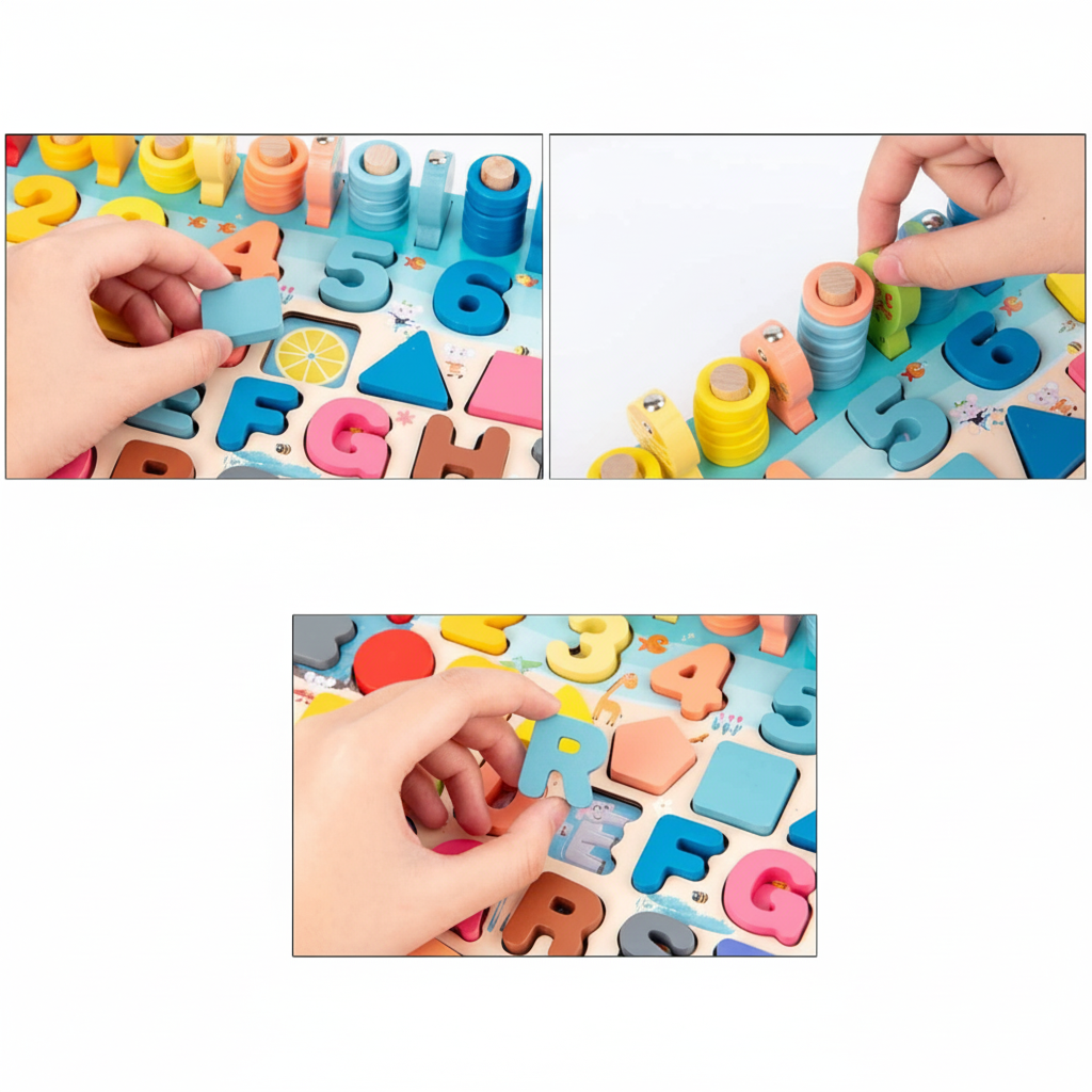 Montessori Wooden Activity Board Learning