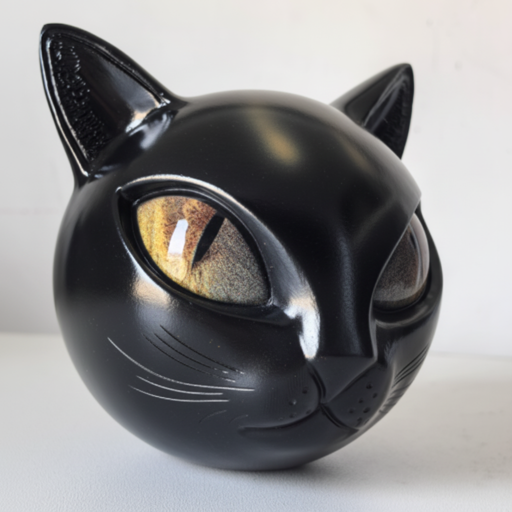 Home Decor Cat Sculpture Resin Mystic Cat