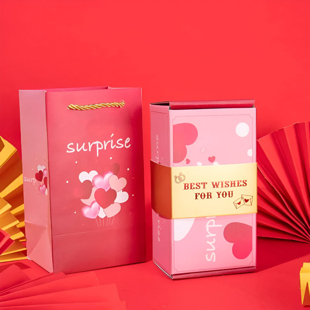 Celebration Gift Box Pop Up Surprise Card