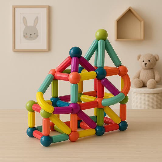 Magnetic Building Blocks Set Educational