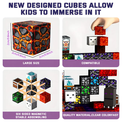 Magnetic Blocks Creative Building Cube Set