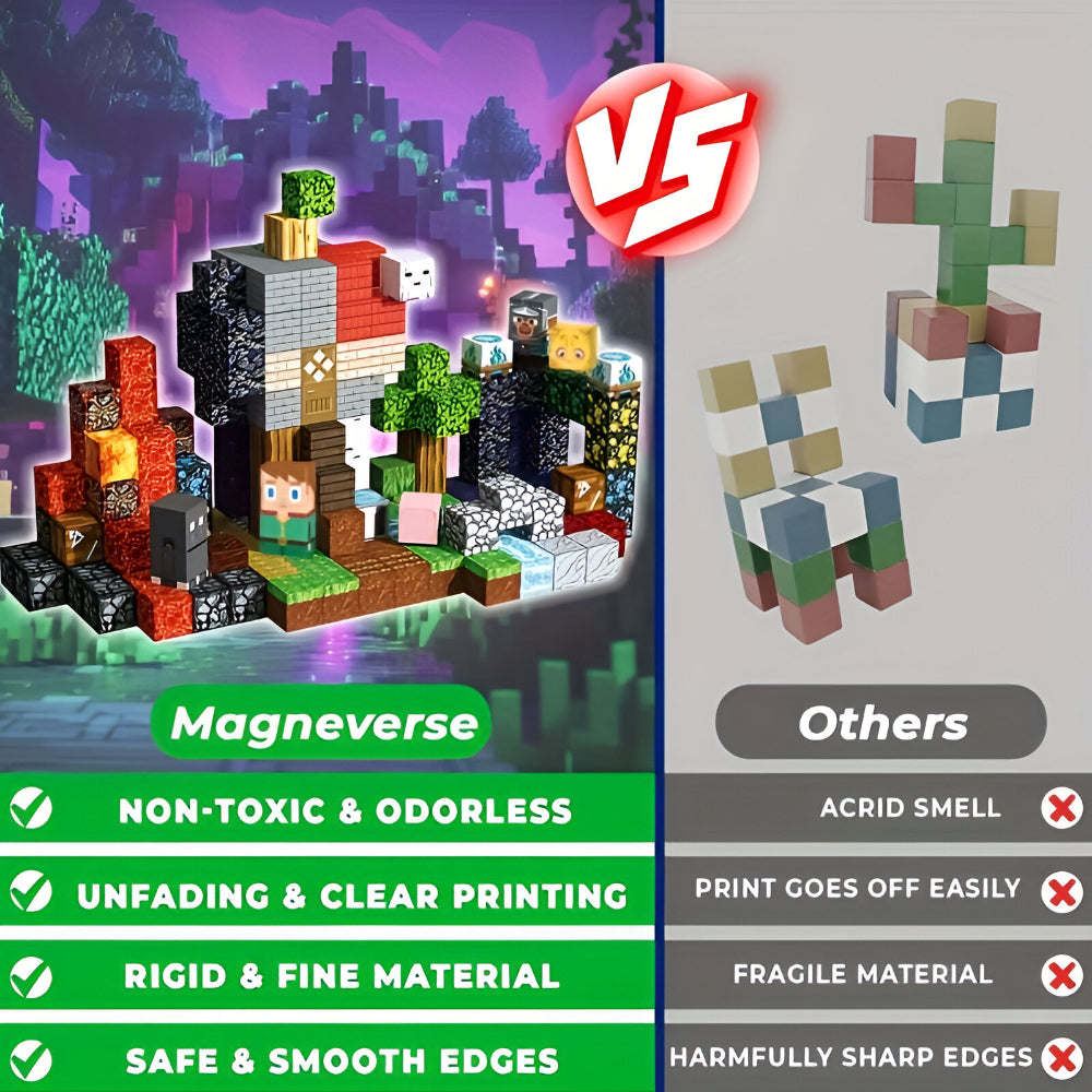 Magnetic Blocks Creative Building Cube Set