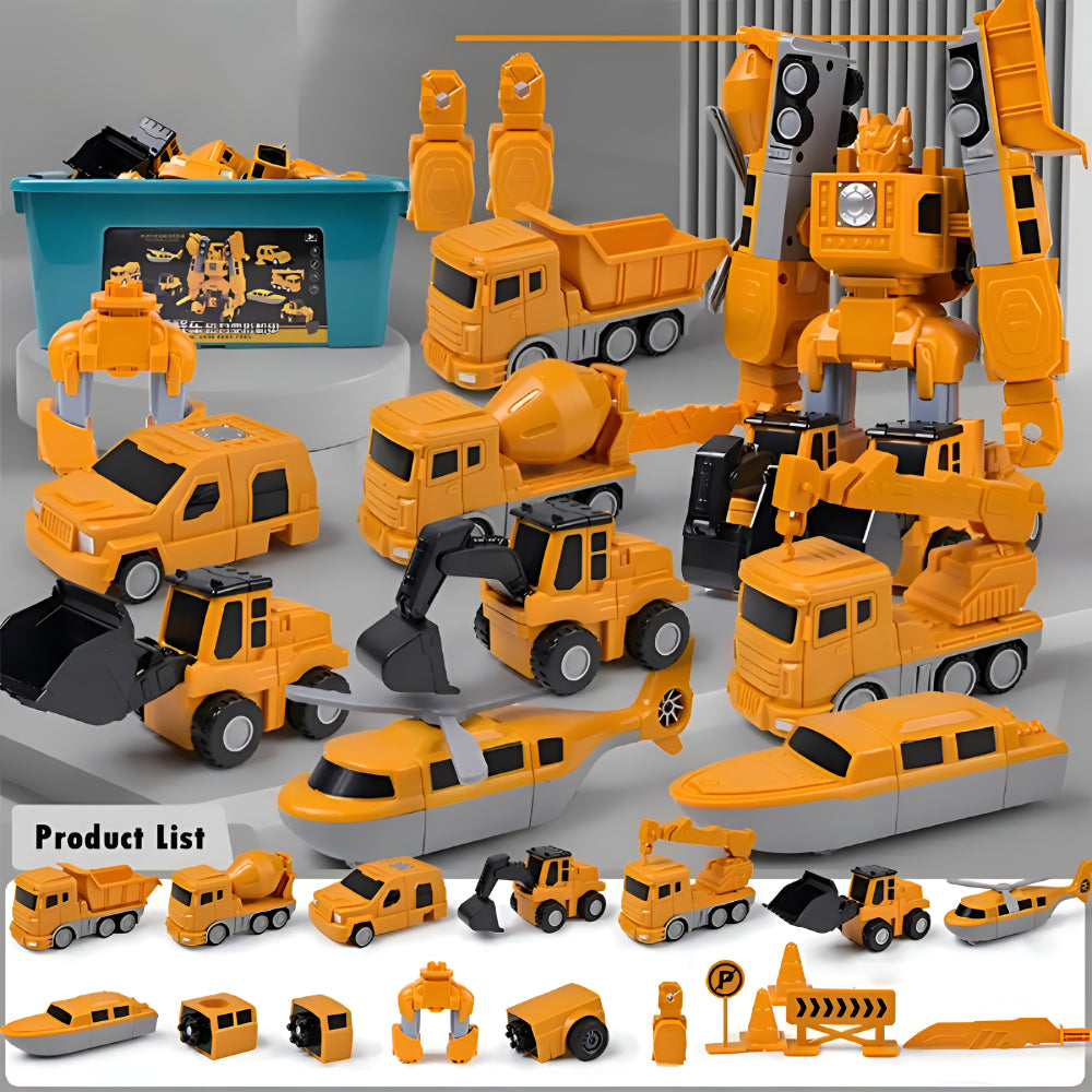 Toy Vehicle Transforming Construction Set