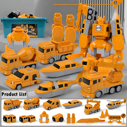 Toy Vehicle Transforming Construction Set