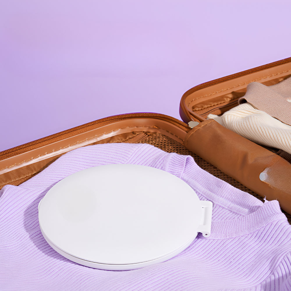 Makeup Mirror Lighted Travel Folding Vanity